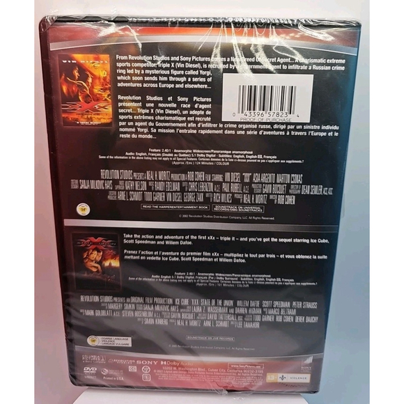 Xxx / Xxx: State of the Union 2-Movie Collection DVD New Sealed - Picture 2 of 2